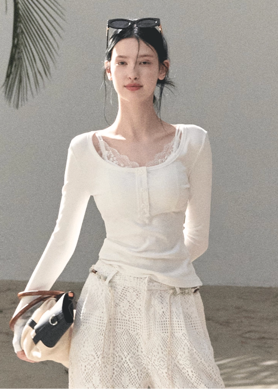 crochet lace pants women, cutout lace slacks, breathable summer pants, korean minimal trousers, wide leg lace pants, lightweight women pants, elegant summer bottoms, modern feminine pants, airy lace trousers, premium crochet pants, resort style pants women, spring summer slacks, versatile lace pants, oakmoo pants style, refined casual bottoms