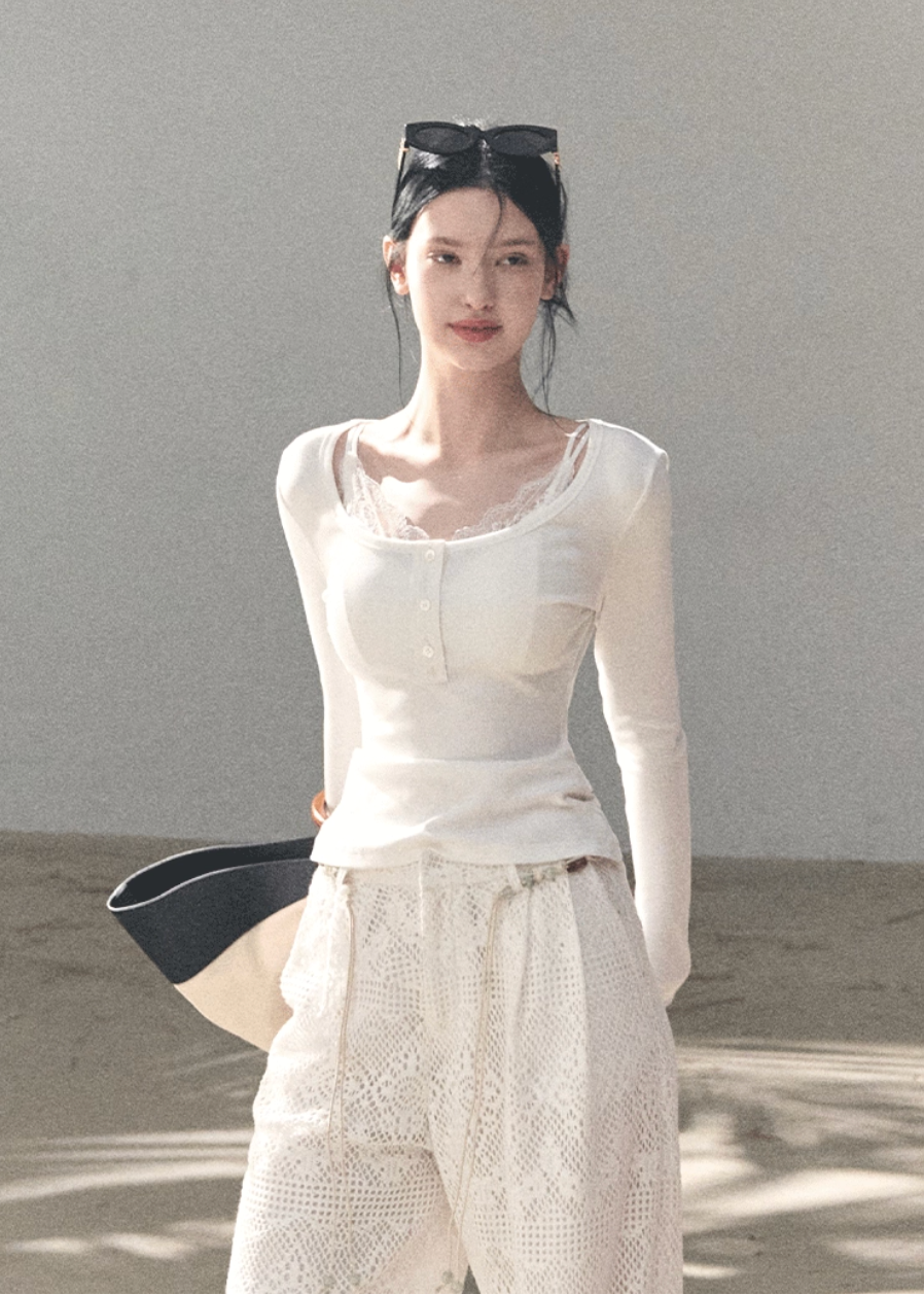 crochet lace pants women, cutout lace slacks, breathable summer pants, korean minimal trousers, wide leg lace pants, lightweight women pants, elegant summer bottoms, modern feminine pants, airy lace trousers, premium crochet pants, resort style pants women, spring summer slacks, versatile lace pants, oakmoo pants style, refined casual bottoms