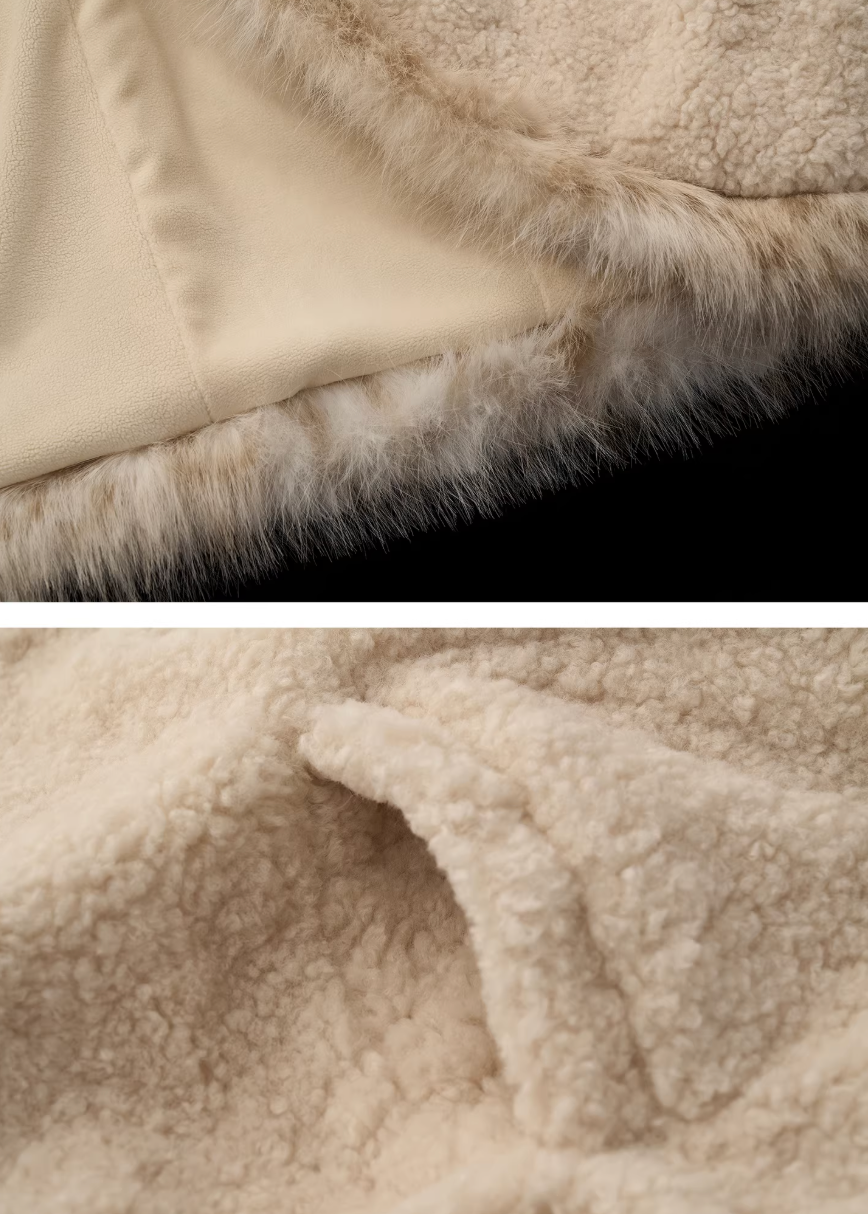 bat sleeve fleece jacket women, lamb wool winter jacket, y2k oversized fleece, loose fit winter top, high end casual jacket women, street style fleece jacket, premium lamb wool coat, cozy oversized jacket, trendy winter outerwear, mamc jacket style, batwing sleeve jacket, relaxed fit fleece coat, fashion winter jacket women, y2k streetwear outerwear, plush fleece jacket