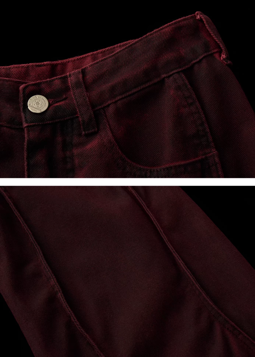 y2k straight jeans women, loose fit black jeans, brushed denim pants, street style jeans women, high waist loose jeans, wide leg denim women, fashion street pants, y2k casual jeans, relaxed fit denim women, modern streetwear pants, versatile black jeans, autumn winter jeans women, high fashion denim pants, mamc jeans style, trendy women denim