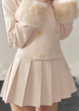 preppy winter dress women, pleated mini dress, slimming women dress, korean minimal dress, elegant short dress women, winter pleated skirt dress, refined women outfit, structured mini dress, feminine daily wear dress, premium women dress, aomalm dress style, classic preppy dress women, modern elegant dress, understated luxury women clothing, winter fashion dress
