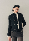 hepburn wool coat women, padded wool jacket women, winter wool coat women, korean minimal outerwear, elegant winter coat, refined women jacket, classic short wool coat, premium women outerwear, aomalm wool style, understated luxury winter wear, thickened wool coat, feminine winter jacket, modern women coat, timeless winter outerwear, daily luxury wool coat
