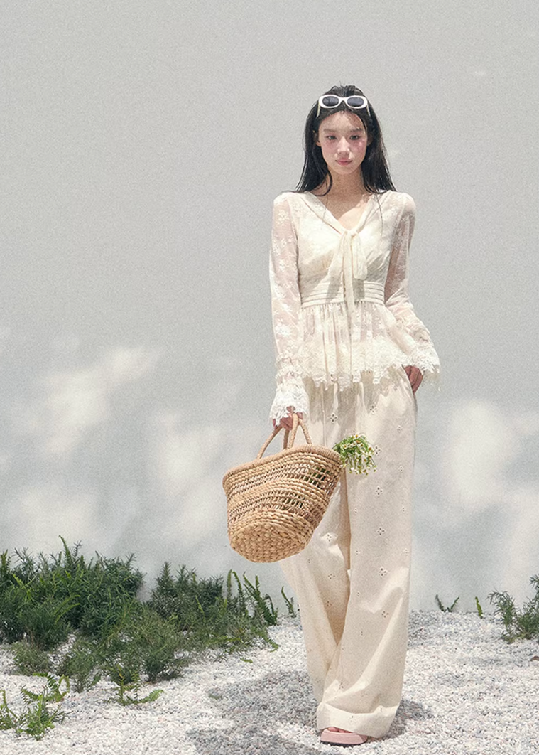lace v neck top women, sheer lace blouse spring, waist slimming lace top, french style spring top, aomalm lace top, feminine sheer t shirt, elegant spring layering top, lightweight lace blouse women, refined casual women top, korean french style clothing, delicate lace detail top, modern women blouse, soft transparent top women, romantic spring fashion, understated luxury lace top