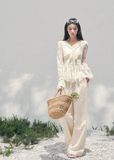lace v neck top women, sheer lace blouse spring, waist slimming lace top, french style spring top, aomalm lace top, feminine sheer t shirt, elegant spring layering top, lightweight lace blouse women, refined casual women top, korean french style clothing, delicate lace detail top, modern women blouse, soft transparent top women, romantic spring fashion, understated luxury lace top