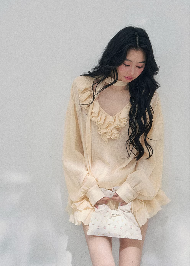 spring mini dress women, cake skirt dress, ruffle tiered dress women, seaside resort dress, aomalm dress style, feminine spring outfit women, slimming mini dress, lightweight spring dress, elegant casual dress women, french romantic dress, korean french style clothing, layered short dress women, soft ruffle mini dress, resort wear women dress, refined spring fashion
