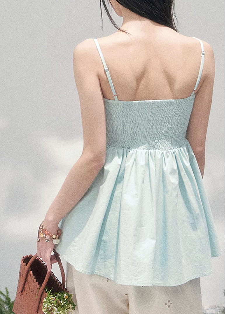 AOMALM bow camisole top women, French romantic doll blouse, feminine one shoulder spring top, Korean elegant pastel camisole, quiet luxury romantic outfit, Parisian inspired bow suspender top, delicate doll silhouette blouse, romantic Korean French aesthetic clothing, lightweight spring camisole women, refined luxury womenswear top, soft feminine bow detail blouse, elegant pastel spring fashion, luxury Korean designer inspired top
