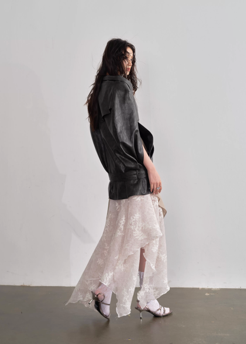 JNYLON layered sundress women, Korean romantic fairy dress, irregular embroidery slip dress, stylish Korean fashion maxi dress, natural beauty layered dress women, trendy Korean street romantic outfit, embroidered lace sundress Korean style, lightweight spring layered dress women, chic natural aesthetic dress, Korean fashion fairycore dress, modern Korean feminine sundress