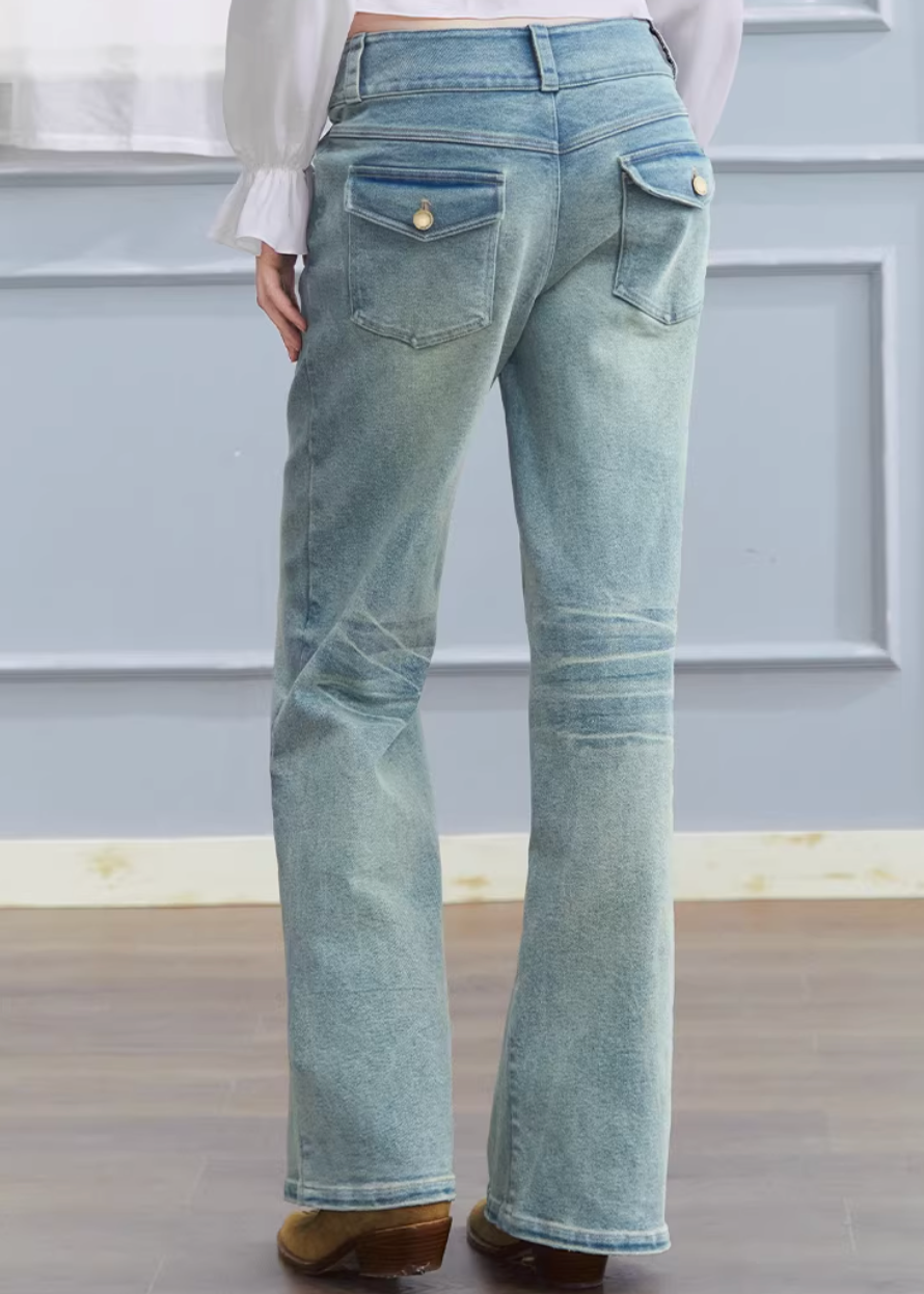 straight leg jeans women, cotton denim jeans, vintage wash jeans, korean fashion denim, relaxed fit jeans, casual straight pants, everyday denim women, blue jeans outfit, minimalist denim style, whisker wash jeans, breathable cotton jeans, classic straight denim, versatile casual pants, modern feminine clothing, chic everyday outfit, spring denim women, soft wash jeans, aesthetic fashion denim, simple straight jeans, essential wardrobe denim