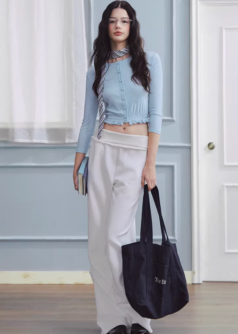 white slacks women, straight leg trousers, casual spring outfits, korean fashion pants, relaxed fit trousers women, minimalist white pants, versatile casual pants, spring outfit ideas, modern feminine clothing, chic everyday pants, aesthetic fashion bottoms, clean line trousers, lightweight spring pants, refined casual wear, parisian style clothing, easy styling pants, soft structured trousers, contemporary women fashion, essential wardrobe pants, everyday elegant outfit