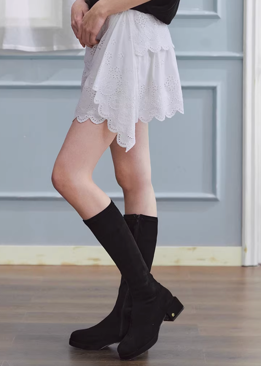 white embroidered skirt, a line mini skirt, cut out lace skirt, korean fashion skirt, spring outfits 2026, feminine mini skirt, asymmetrical skirt women, cotton skirt women, lightweight summer skirt, aesthetic fashion skirt, chic everyday outfit, modern feminine clothing, versatile white skirt, parisian style clothing, refined casual wear, delicate lace skirt, soft girl aesthetic outfit, breathable cotton skirt, elegant mini skirt, spring wardrobe essential