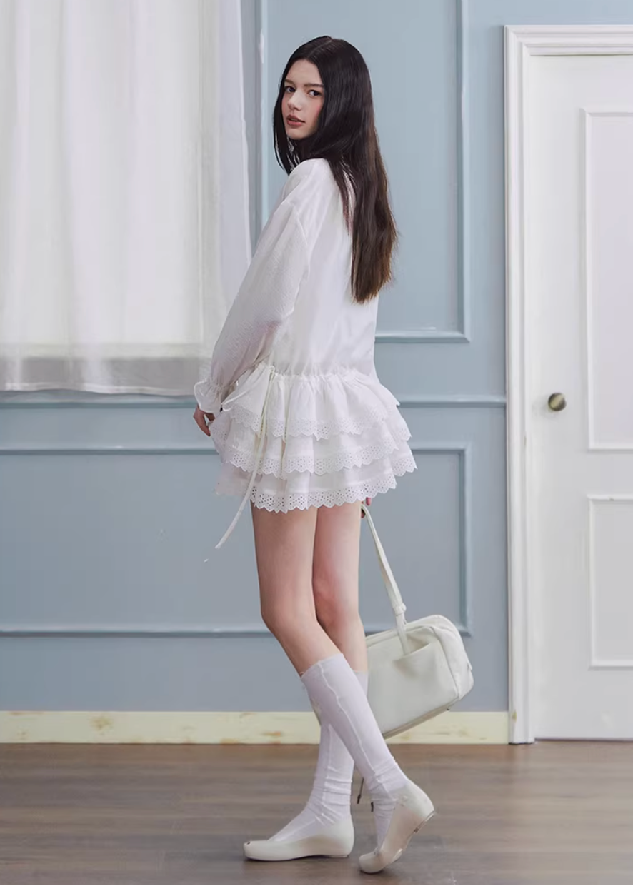 white linen dress women, spring outfit ideas, casual spring outfits, korean fashion dress, lightweight summer dress, relaxed fit dress, feminine midi dress, breathable linen dress, aesthetic fashion dress, modern feminine clothing, chic everyday outfit, parisian style clothing, soft girl aesthetic dress, versatile spring dress, airy fabric dress, refined casual wear, elegant daytime dress, minimal style dress, comfortable summer outfit, effortless style dress