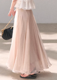 organza skirt women, flowy maxi skirt, korean fashion skirt, spring outfits 2026, casual spring outfits, sheer layered skirt, lightweight long skirt, feminine elegant skirt, soft aesthetic outfit, breathable summer skirt, modern feminine clothing, parisian style clothing, versatile long skirt, refined casual wear, airy fabric skirt, chic everyday outfit, minimal elegant skirt, spring wardrobe essential, soft flow skirt, calm luxury style