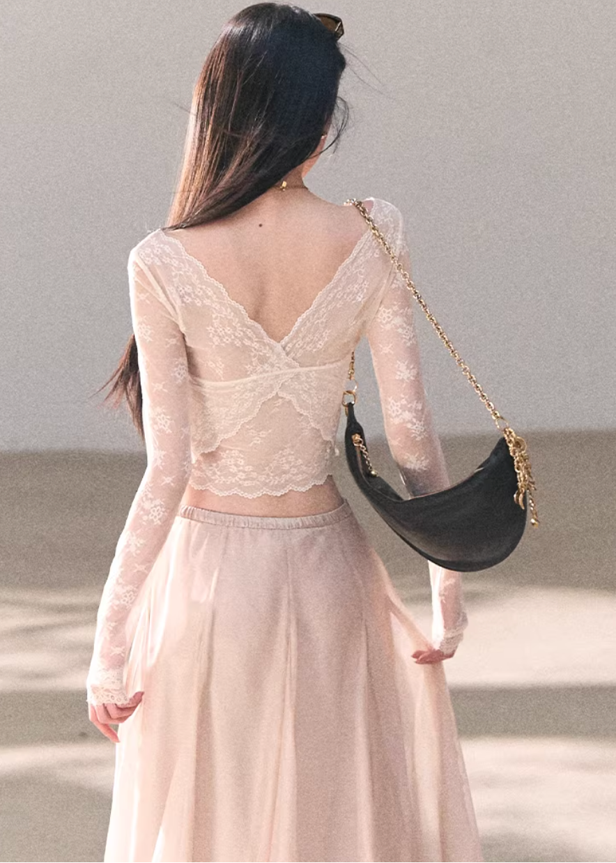 organza skirt women, flowy maxi skirt, korean fashion skirt, spring outfits 2026, casual spring outfits, sheer layered skirt, lightweight long skirt, feminine elegant skirt, soft aesthetic outfit, breathable summer skirt, modern feminine clothing, parisian style clothing, versatile long skirt, refined casual wear, airy fabric skirt, chic everyday outfit, minimal elegant skirt, spring wardrobe essential, soft flow skirt, calm luxury style