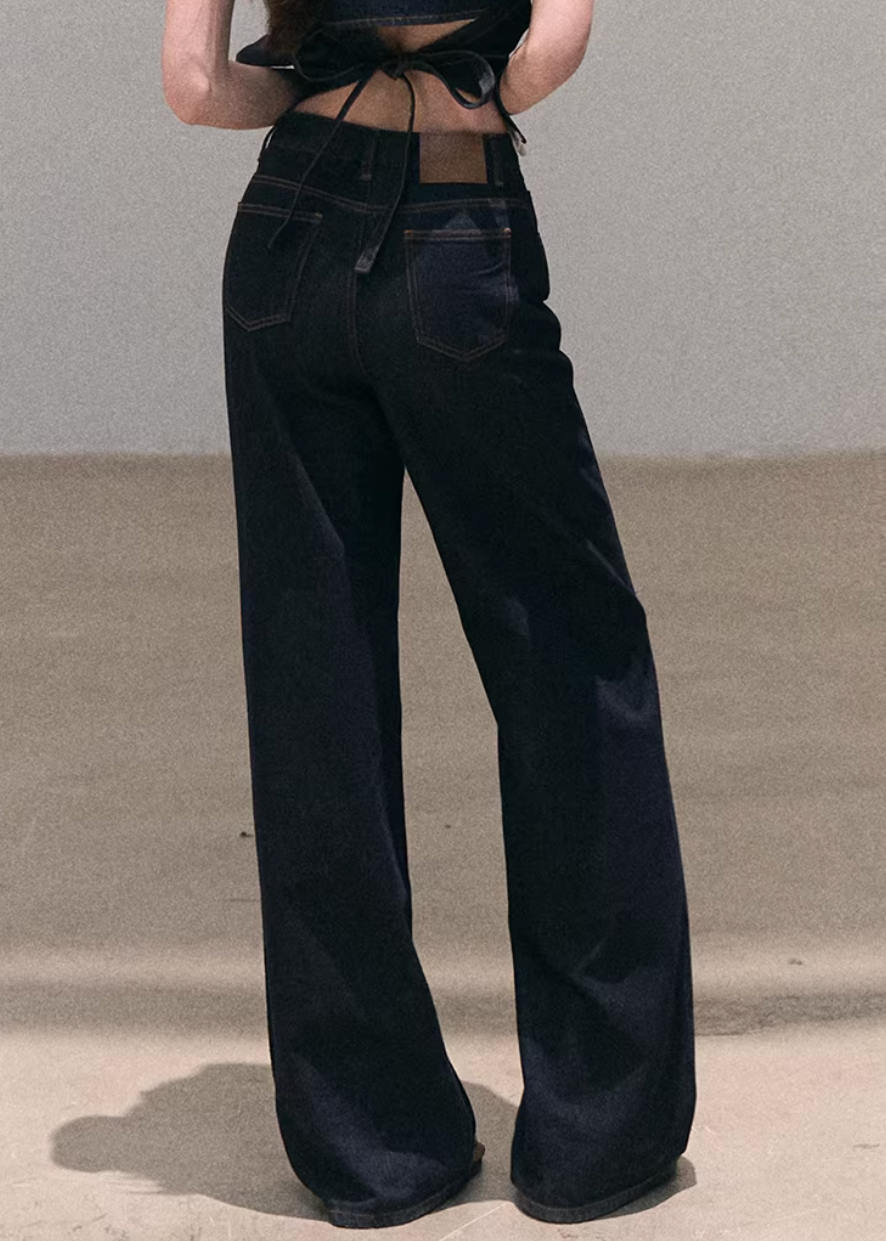 denim set women, lace camisole set, wide leg pants outfit, korean fashion set, spring outfit ideas, casual spring outfits, resort outfit women, bohemian denim outfit, lightweight denim set, feminine casual outfit, modern feminine clothing, parisian style clothing, versatile two piece outfit, relaxed fit pants women, aesthetic fashion set, travel outfit women, soft denim outfit, chic everyday set, minimal style outfit, calm luxury fashion