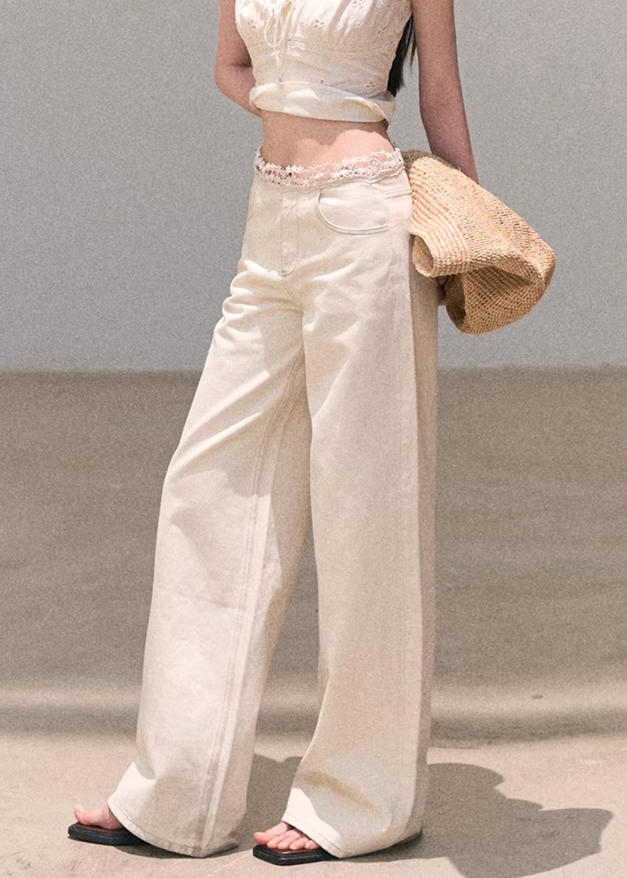 wide leg jeans women, straight denim pants, korean fashion denim, spring outfits 2026, casual spring outfits, washed denim jeans, relaxed fit jeans women, minimalist denim style, soft aesthetic outfit, breathable cotton jeans, modern feminine clothing, parisian style clothing, versatile casual pants, chic everyday outfit, natural style denim, light wash jeans women, comfortable wide leg pants, calm luxury fashion, effortless outfit jeans, spring wardrobe denim