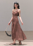 polka dot dress women, camisole dress long, korean fashion dress, spring outfit ideas, casual spring outfits, a line dress women, minimalist long dress, soft aesthetic outfit, breathable summer dress, modern feminine clothing, parisian style clothing, versatile long dress, chic everyday outfit, calm luxury fashion, lightweight dress women, effortless style dress, refined minimal dress, spring wardrobe dress, feminine silhouette dress, resort style dress