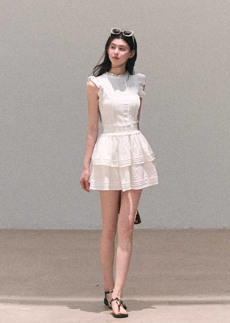 shirt dress women, flying sleeve dress, korean fashion dress, spring outfit ideas, casual spring outfits, a line mini dress, minimalist dress women, soft aesthetic outfit, breathable fabric dress, modern feminine clothing, parisian style clothing, versatile mini dress, chic everyday outfit, calm luxury fashion, lightweight summer dress, effortless style dress, refined minimal dress, spring wardrobe dress, feminine silhouette dress, preppy style dress