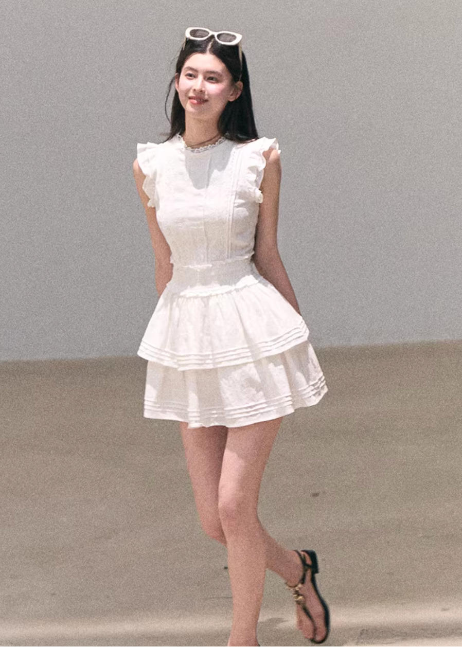 shirt dress women, flying sleeve dress, korean fashion dress, spring outfit ideas, casual spring outfits, a line mini dress, minimalist dress women, soft aesthetic outfit, breathable fabric dress, modern feminine clothing, parisian style clothing, versatile mini dress, chic everyday outfit, calm luxury fashion, lightweight summer dress, effortless style dress, refined minimal dress, spring wardrobe dress, feminine silhouette dress, preppy style dress