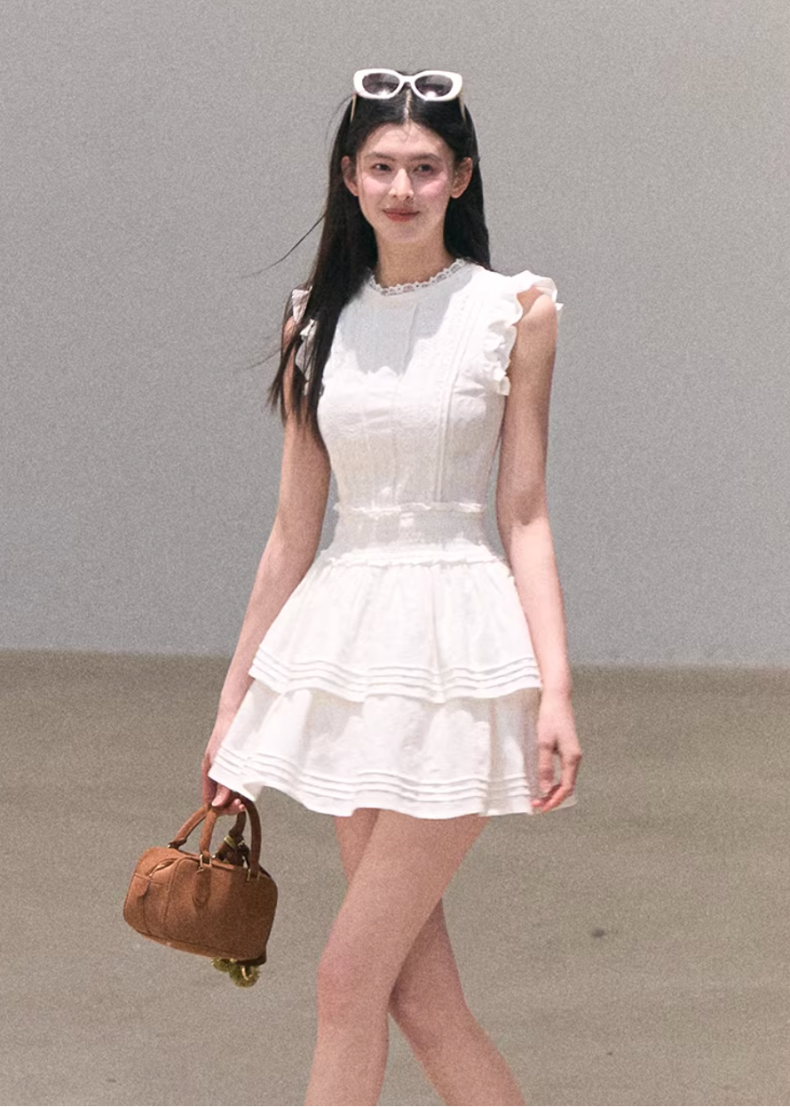 shirt dress women, flying sleeve dress, korean fashion dress, spring outfit ideas, casual spring outfits, a line mini dress, minimalist dress women, soft aesthetic outfit, breathable fabric dress, modern feminine clothing, parisian style clothing, versatile mini dress, chic everyday outfit, calm luxury fashion, lightweight summer dress, effortless style dress, refined minimal dress, spring wardrobe dress, feminine silhouette dress, preppy style dress