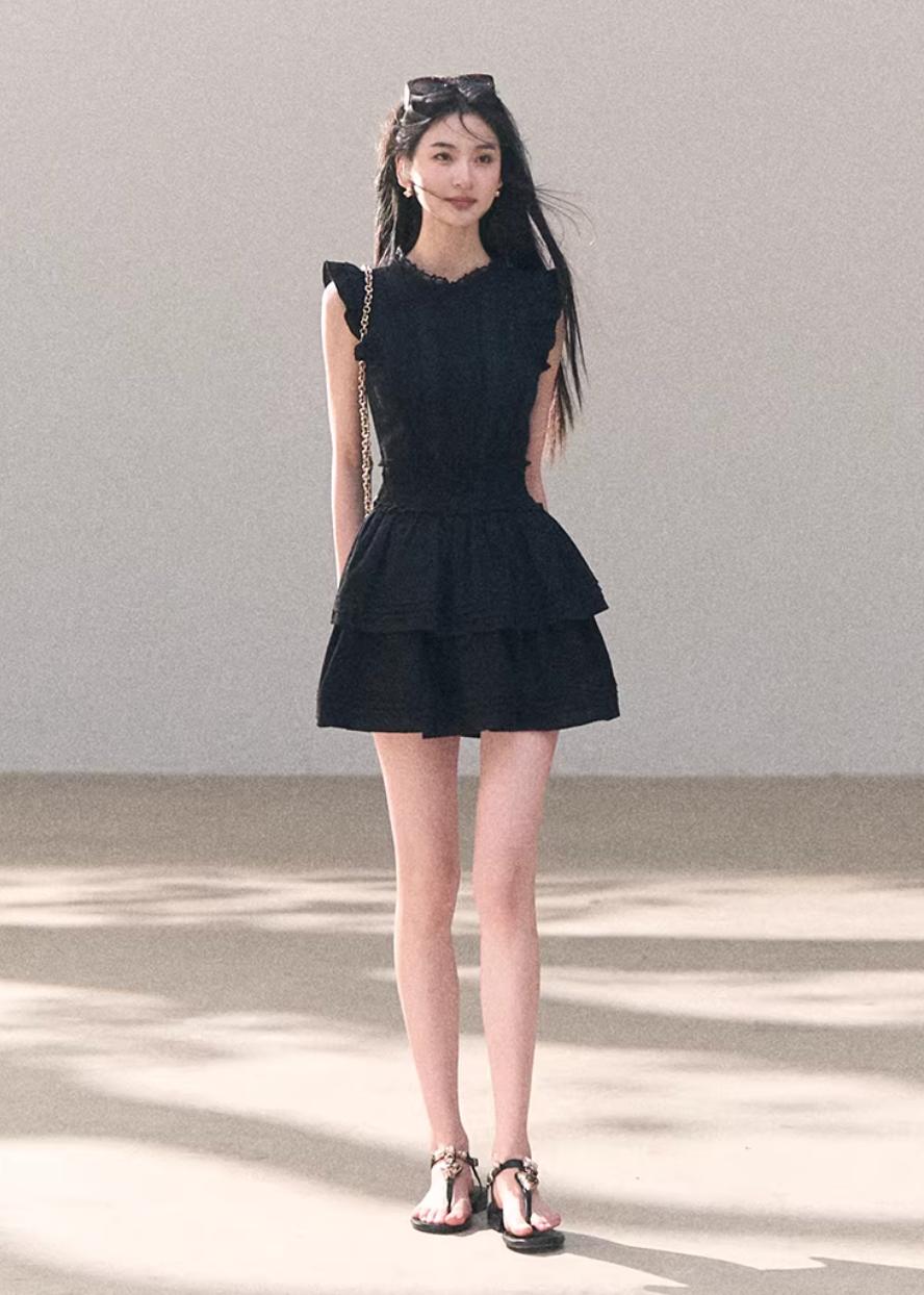 shirt dress women, flying sleeve dress, korean fashion dress, spring outfit ideas, casual spring outfits, a line mini dress, minimalist dress women, soft aesthetic outfit, breathable fabric dress, modern feminine clothing, parisian style clothing, versatile mini dress, chic everyday outfit, calm luxury fashion, lightweight summer dress, effortless style dress, refined minimal dress, spring wardrobe dress, feminine silhouette dress, preppy style dress