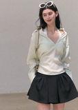 v neck shirt women, linen blend blouse, korean fashion top, spring outfit ideas, casual spring outfits, lace up blouse women, lightweight summer top, breathable fabric shirt, soft aesthetic outfit, modern feminine clothing, parisian style clothing, versatile everyday top, chic casual outfit, calm luxury fashion, relaxed fit blouse women, effortless style top, natural fabric clothing, spring wardrobe top, resort style blouse, minimal elegant top