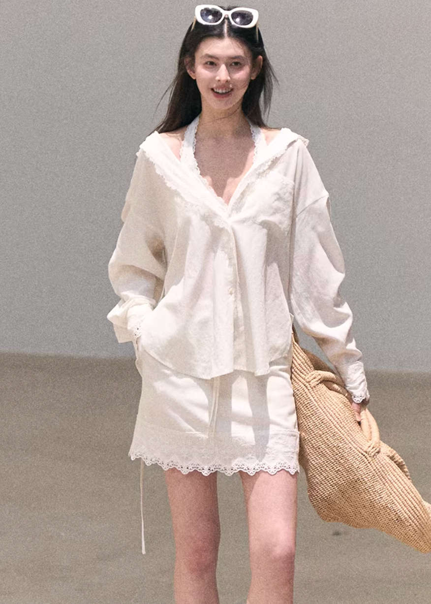 maxi skirt women, embroidered lace skirt, korean fashion skirt, spring outfit ideas, casual spring outfits, resort style skirt, linen blend skirt, breathable fabric skirt, soft aesthetic outfit, modern feminine clothing, parisian style clothing, versatile long skirt, chic everyday outfit, calm luxury fashion, lightweight summer skirt, effortless style skirt, natural fabric clothing, spring wardrobe skirt, relaxed fit maxi skirt, elegant long skirt