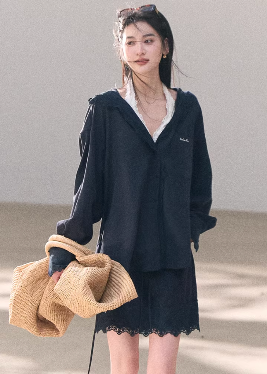maxi skirt women, embroidered lace skirt, korean fashion skirt, spring outfit ideas, casual spring outfits, resort style skirt, linen blend skirt, breathable fabric skirt, soft aesthetic outfit, modern feminine clothing, parisian style clothing, versatile long skirt, chic everyday outfit, calm luxury fashion, lightweight summer skirt, effortless style skirt, natural fabric clothing, spring wardrobe skirt, relaxed fit maxi skirt, elegant long skirt