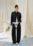denim jacket women, oversized denim jacket, vintage wash jacket, korean fashion outerwear, summer outfit ideas, casual summer outfits, blue denim jacket women, aesthetic fashion outfit, modern feminine clothing, parisian style clothing, versatile layering jacket, chic everyday outfit, relaxed fit denim jacket, effortless style outerwear, street style denim jacket, wardrobe essential jacket, classic denim outerwear, casual chic outfit, minimal style jacket, everyday fashion jacket