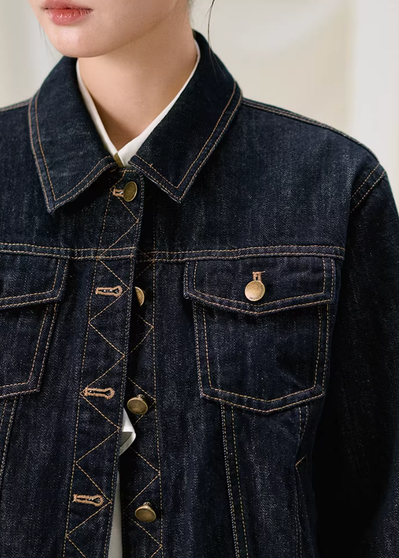 denim jacket women, oversized denim jacket, vintage wash jacket, korean fashion outerwear, summer outfit ideas, casual summer outfits, blue denim jacket women, aesthetic fashion outfit, modern feminine clothing, parisian style clothing, versatile layering jacket, chic everyday outfit, relaxed fit denim jacket, effortless style outerwear, street style denim jacket, wardrobe essential jacket, classic denim outerwear, casual chic outfit, minimal style jacket, everyday fashion jacket