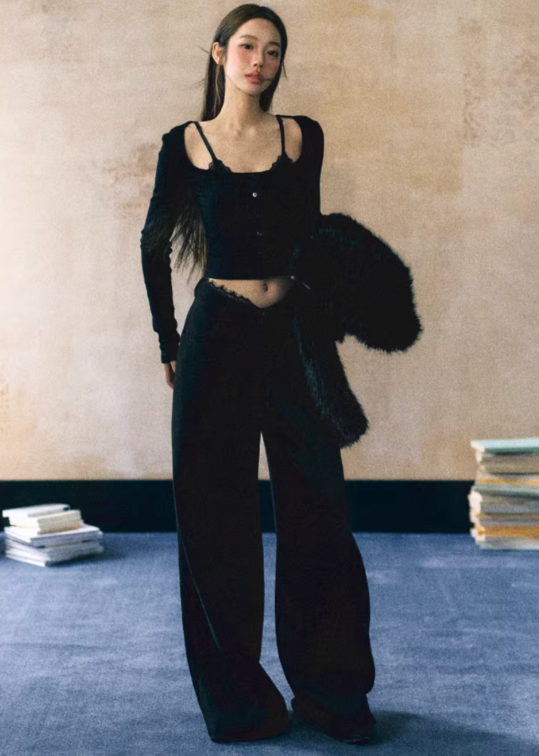 lace long sleeve top women, patchwork lace top, korean fashion top, brunch outfit classy, brunch outfit ideas, summer outfit ideas, slim fit lace top, aesthetic fashion top, modern feminine clothing, parisian style clothing, versatile layering top, chic everyday outfit, elegant casual top, lightweight summer top, refined casual wear, fitted lace blouse, minimal style top, going out top women, stylish basic top, feminine outfit top