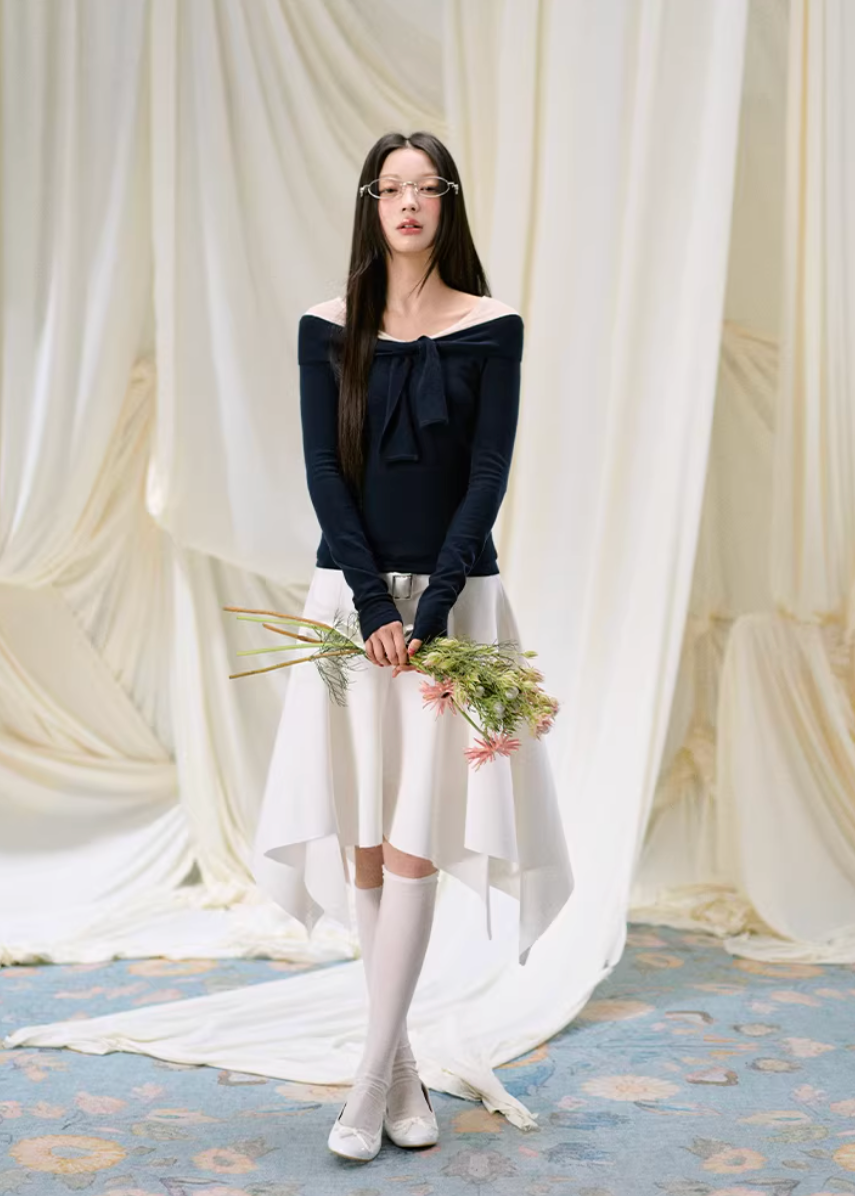 mesh knit top women, slim fit knit top, korean fashion top, brunch outfit ideas, brunch outfits, summer outfit ideas, layered knit top women, aesthetic fashion top, modern feminine clothing, parisian style clothing, versatile everyday top, chic casual outfit, lightweight knitwear, refined casual wear, elegant casual top, fitted long sleeve top, minimal style top, stylish going out top, feminine outfit top, trendy knit top