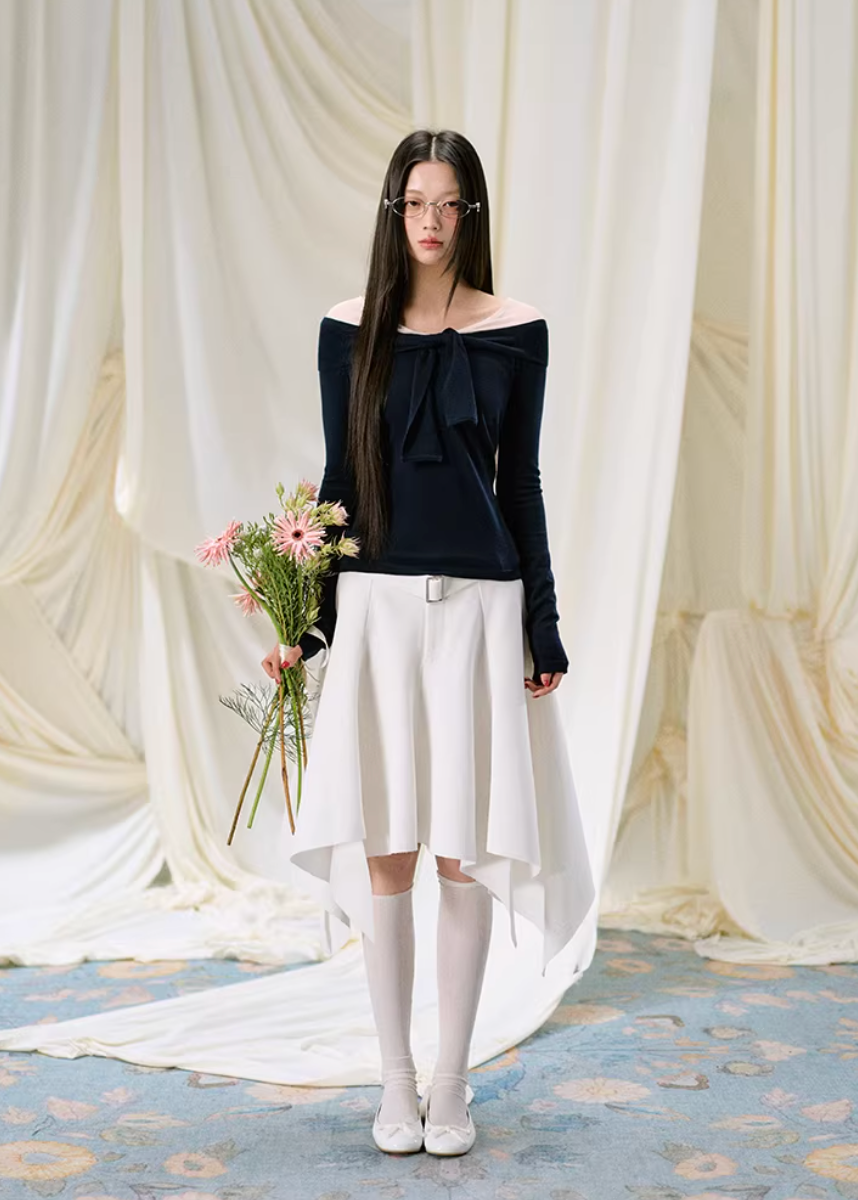 mesh knit top women, slim fit knit top, korean fashion top, brunch outfit ideas, brunch outfits, summer outfit ideas, layered knit top women, aesthetic fashion top, modern feminine clothing, parisian style clothing, versatile everyday top, chic casual outfit, lightweight knitwear, refined casual wear, elegant casual top, fitted long sleeve top, minimal style top, stylish going out top, feminine outfit top, trendy knit top