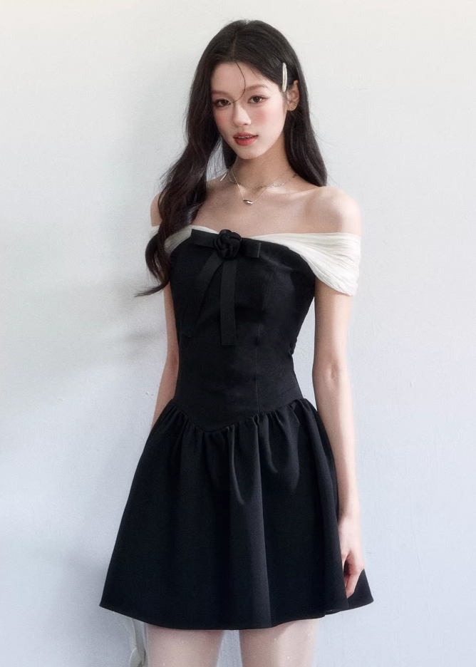 resort outfit, one shoulder dress women, princess dress outfit, korean feminine dress, vacation outfit ideas, summer 2026 outfits, soft girl outfit, romantic dress women, puffy skirt dress, elegant summer dress, aesthetic fashion dress, feminine korean fashion, flowy dress outfit, date outfit dress, beach vacation outfit, dreamy outfit women, coquette outfit dress, soft aesthetic clothing, summer dress outfit, korean style dress