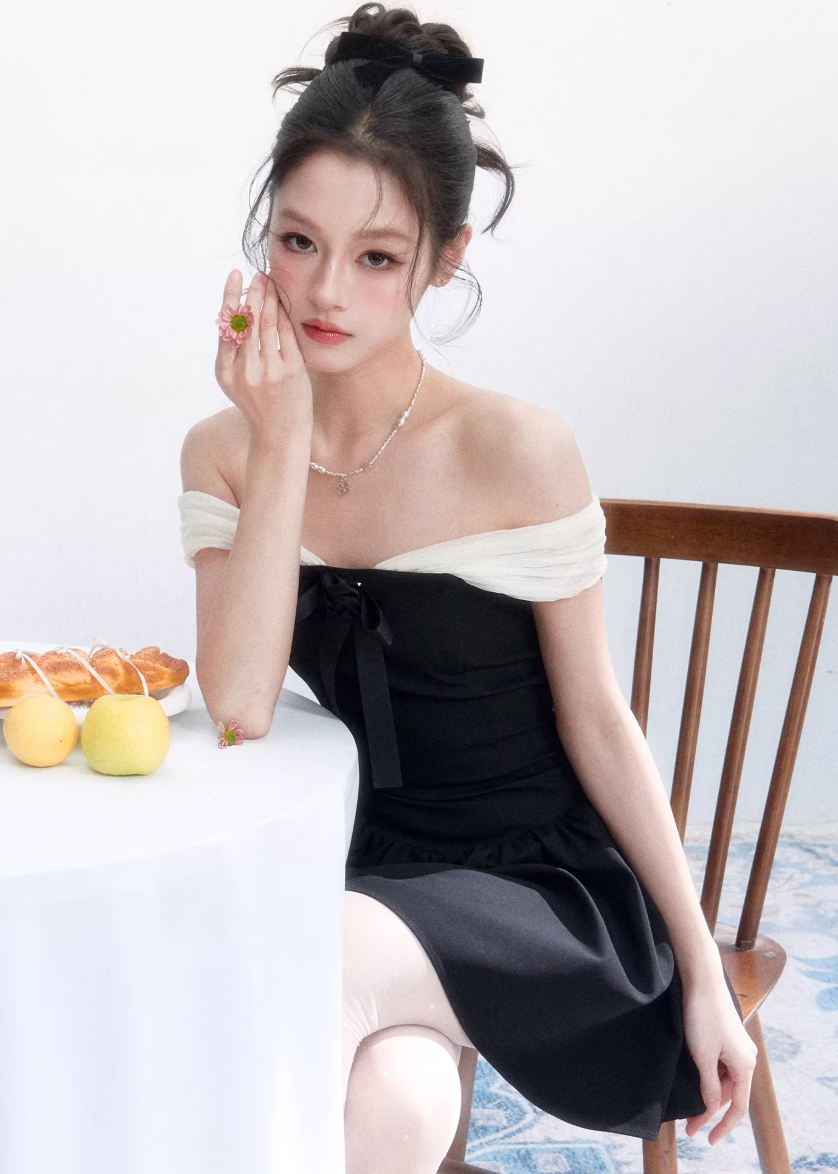 resort outfit, one shoulder dress women, princess dress outfit, korean feminine dress, vacation outfit ideas, summer 2026 outfits, soft girl outfit, romantic dress women, puffy skirt dress, elegant summer dress, aesthetic fashion dress, feminine korean fashion, flowy dress outfit, date outfit dress, beach vacation outfit, dreamy outfit women, coquette outfit dress, soft aesthetic clothing, summer dress outfit, korean style dress