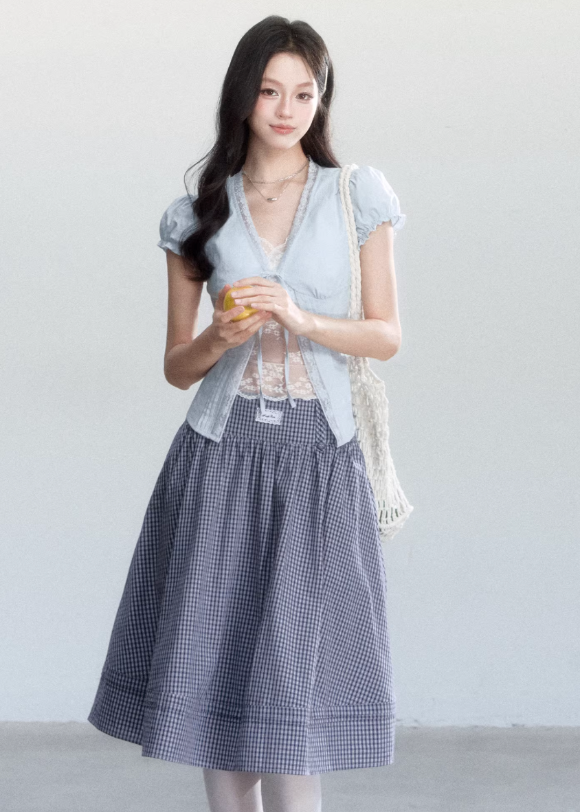spring outfits 2026, casual spring outfits women, two piece set women, lace top outfit, plaid skirt set, korean feminine outfit, coquette outfit, soft girl outfit, aesthetic outfit women, cute spring outfit, romantic casual outfit, korean style set, everyday outfit women, lightweight summer outfit, stylish two piece outfit, soft aesthetic clothing, date outfit women, trendy korean fashion, feminine outfit ideas, delicate outfit women

