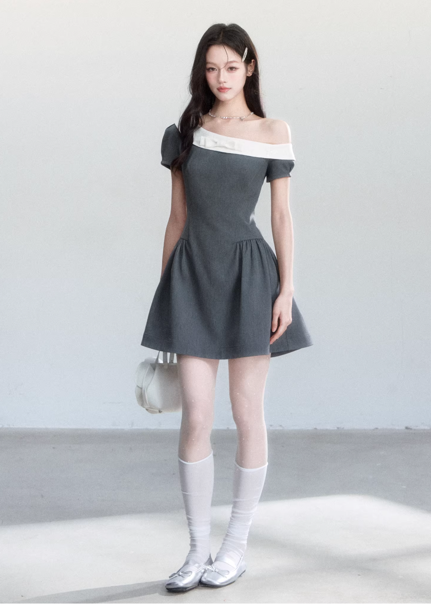 spring outfits 2026, spring brunch outfit, one shoulder dress women, princess dress outfit, korean feminine dress, coquette outfit, soft girl outfit, romantic dress women, aesthetic fashion dress, feminine korean fashion, cute spring outfit, elegant casual dress, dreamy outfit women, date outfit dress, korean style dress, sweet feminine dress, stylish spring outfit, soft aesthetic clothing, outfit ideas spring, delicate dress women


