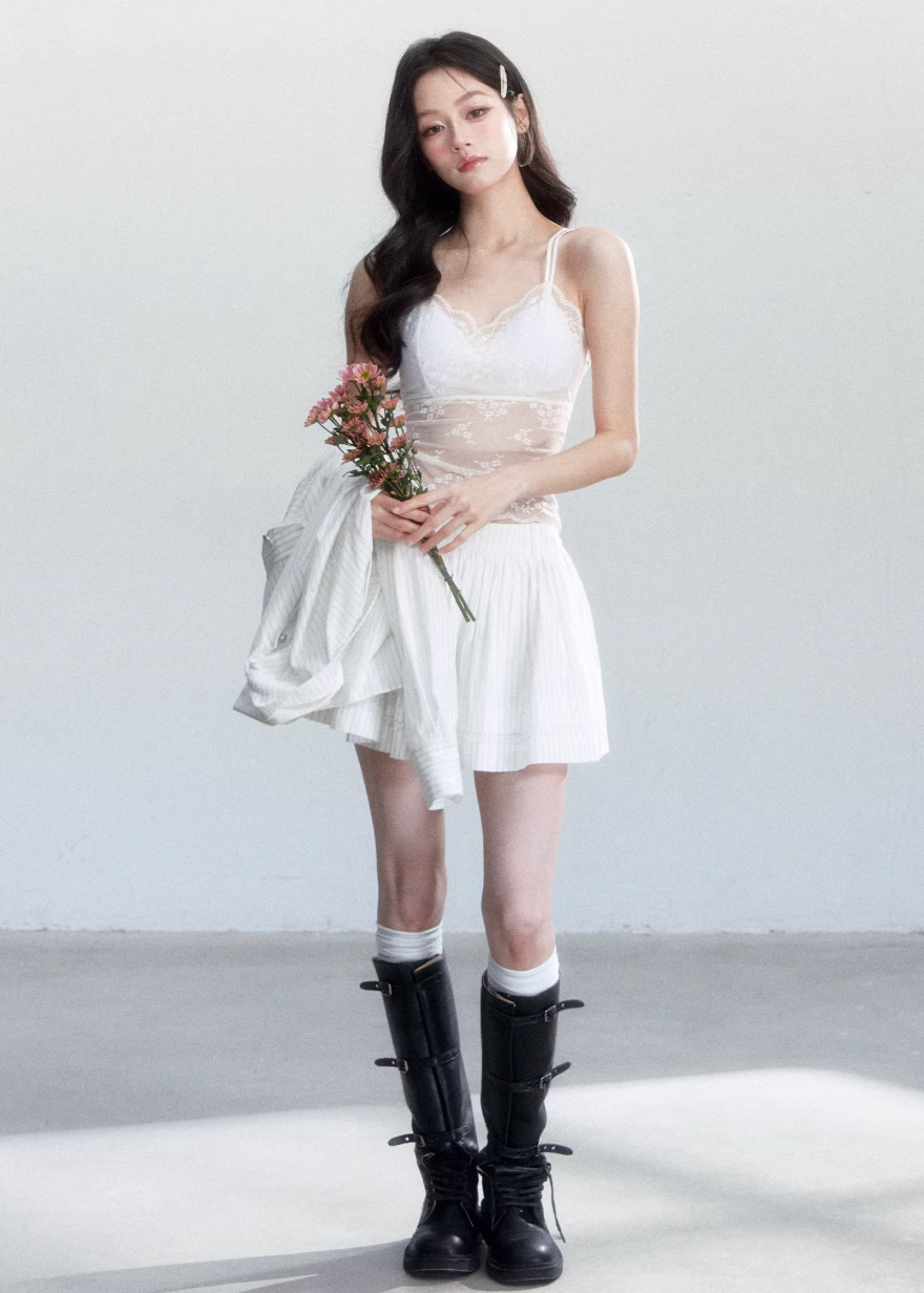 summer outfit ideas, lace camisole women, sheer lace top, korean feminine top, coquette outfit, soft girl outfit, aesthetic fashion top, romantic outfit women, layered lace top, feminine korean fashion, date outfit women, lightweight summer top, soft aesthetic clothing, stylish going out top, delicate lace top, trendy korean fashion, breathable summer top, outfit ideas summer, dreamy outfit women, versatile camisole top

