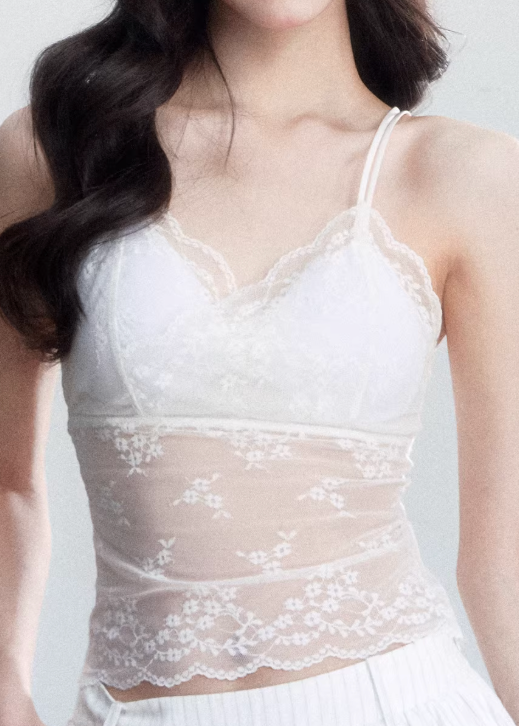 summer outfit ideas, lace camisole women, sheer lace top, korean feminine top, coquette outfit, soft girl outfit, aesthetic fashion top, romantic outfit women, layered lace top, feminine korean fashion, date outfit women, lightweight summer top, soft aesthetic clothing, stylish going out top, delicate lace top, trendy korean fashion, breathable summer top, outfit ideas summer, dreamy outfit women, versatile camisole top

