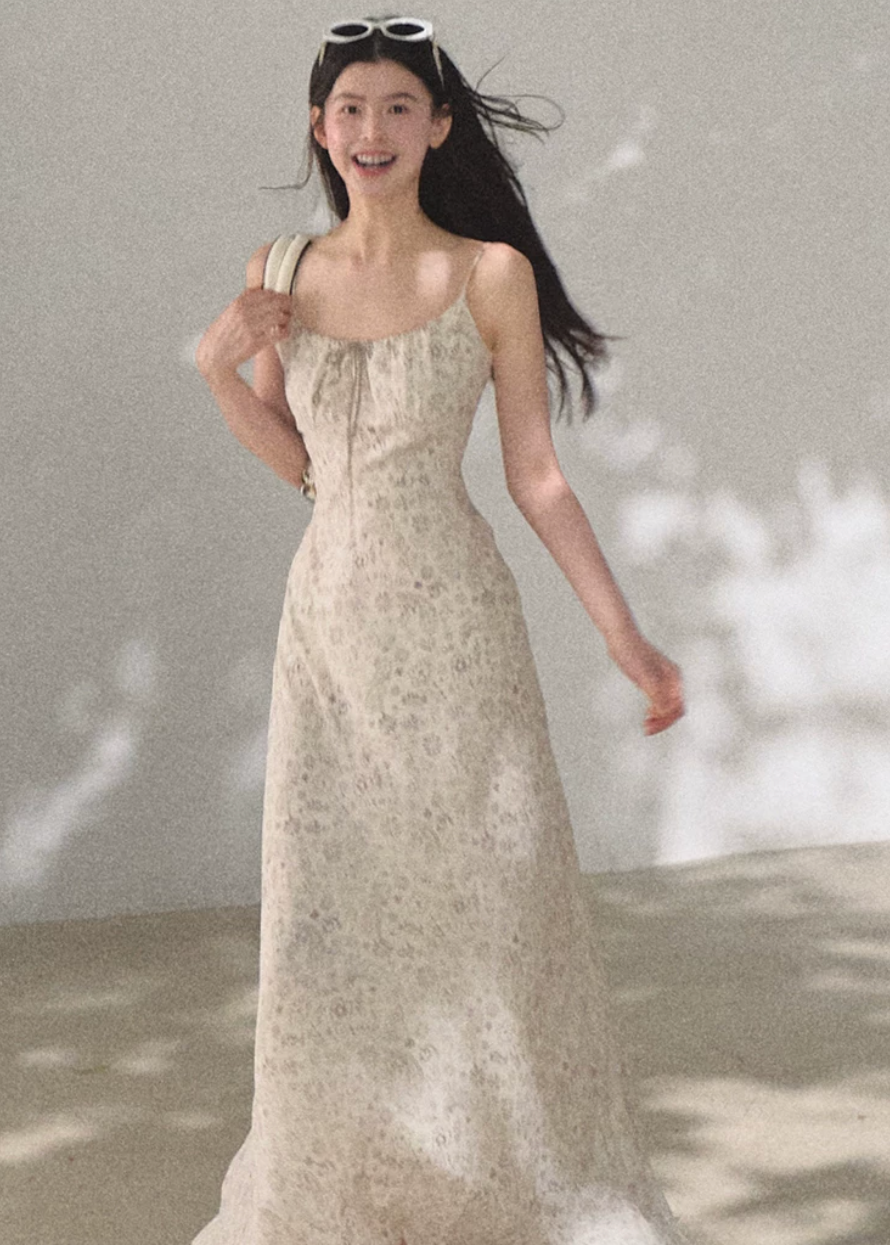 floral camisole dress women, summer slip dress, korean fashion dress, resort outfit women, minimal outfit women, effortless outfit ideas, casual summer outfits, lightweight summer dress, modern feminine clothing, parisian style clothing, versatile summer dress, chic everyday outfit, calm luxury fashion, breathable dress women, elegant casual dress, refined minimal dress, summer wardrobe dress, feminine silhouette dress, vacation dress women, natural style dress

