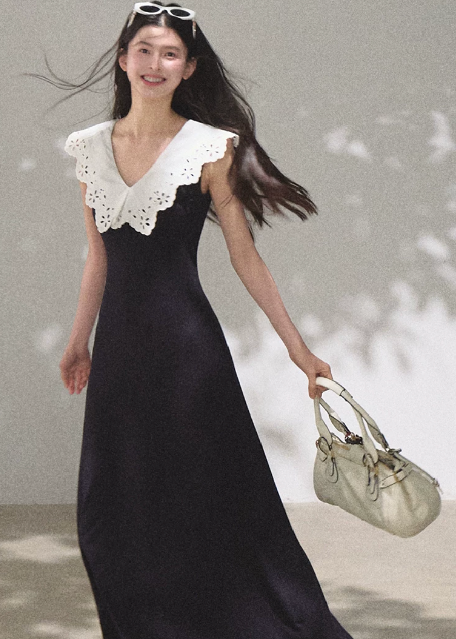 cotton dress women, embroidered midi dress, korean fashion dress, minimal outfit women, effortless outfit ideas, casual summer outfits, breathable cotton dress, modern feminine clothing, parisian style clothing, versatile everyday dress, chic daily outfit, calm luxury fashion, lightweight summer dress, elegant casual dress, refined minimal dress, summer wardrobe dress, feminine silhouette dress, natural fabric dress, simple elegant dress, clean line dress

