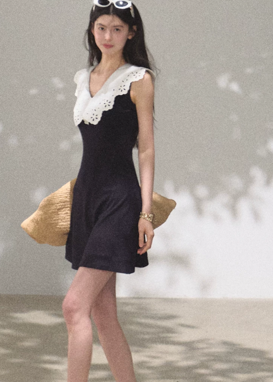 cotton dress women, embroidered midi dress, korean fashion dress, minimal outfit women, effortless outfit ideas, casual summer outfits, breathable cotton dress, modern feminine clothing, parisian style clothing, versatile everyday dress, chic daily outfit, calm luxury fashion, lightweight summer dress, elegant casual dress, refined minimal dress, summer wardrobe dress, feminine silhouette dress, natural fabric dress, simple elegant dress, clean line dress

