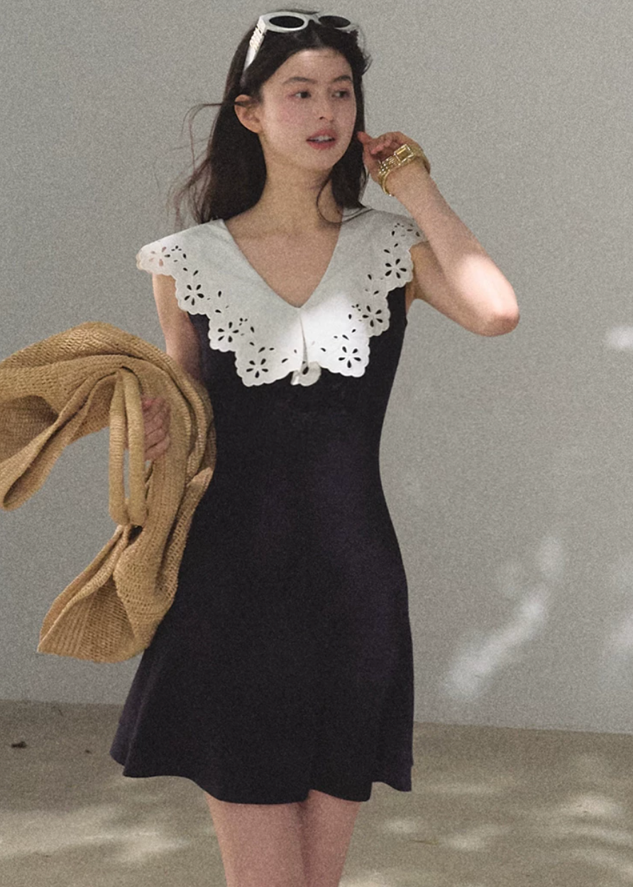 cotton dress women, embroidered midi dress, korean fashion dress, minimal outfit women, effortless outfit ideas, casual summer outfits, breathable cotton dress, modern feminine clothing, parisian style clothing, versatile everyday dress, chic daily outfit, calm luxury fashion, lightweight summer dress, elegant casual dress, refined minimal dress, summer wardrobe dress, feminine silhouette dress, natural fabric dress, simple elegant dress, clean line dress

