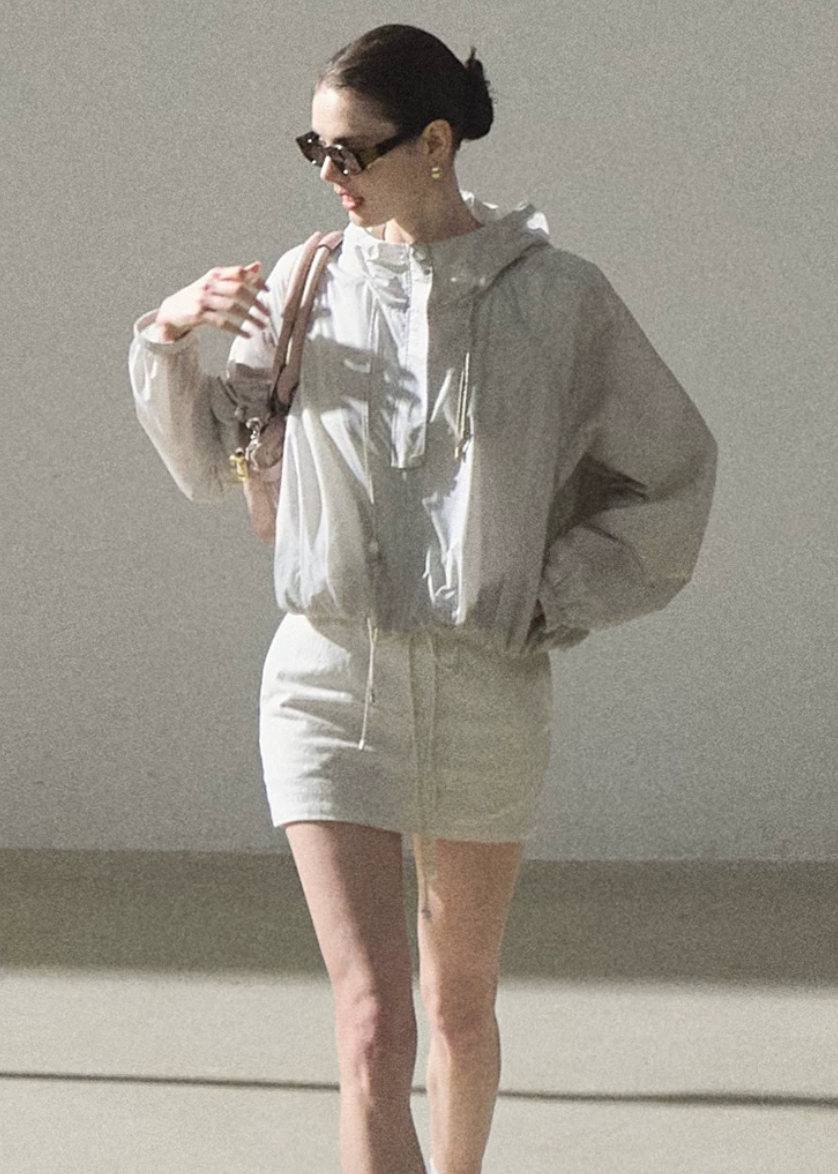 hooded jacket women, sunscreen jacket women, korean fashion outerwear, minimal outfit women, effortless outfit ideas, casual summer outfits, uv protection clothing, lightweight jacket women, modern feminine clothing, parisian style clothing, versatile outerwear women, chic casual outfit, breathable summer jacket, travel outfit women, relaxed fit jacket women, everyday layering jacket, clean silhouette jacket, simple functional clothing, summer wardrobe jacket, outdoor casual outfit

