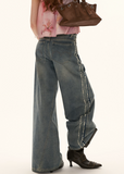 wide leg jeans women, straight jeans women, korean fashion jeans, street style denim, vintage washed jeans, casual outfit women, loose fit jeans women, distressed denim jeans, edgy fashion outfit, everyday denim pants, aesthetic outfit women, retro style jeans, relaxed fit denim, urban style outfit, baggy jeans women, casual chic outfit, fashion forward denim, spring summer jeans, trendy denim outfit, statement jeans women

