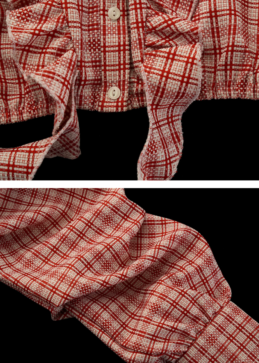plaid blouse women, ruffle crop top, vintage style blouse, korean fashion top, summer outfit ideas, casual outfit women, lace up blouse women, aesthetic outfit women, cottagecore outfit, retro style top, cute crop blouse, feminine casual top, trendy summer top, statement blouse women, gingham top women, casual chic outfit, fashion forward top, everyday summer top, stylish blouse women, vintage outfit ideas

