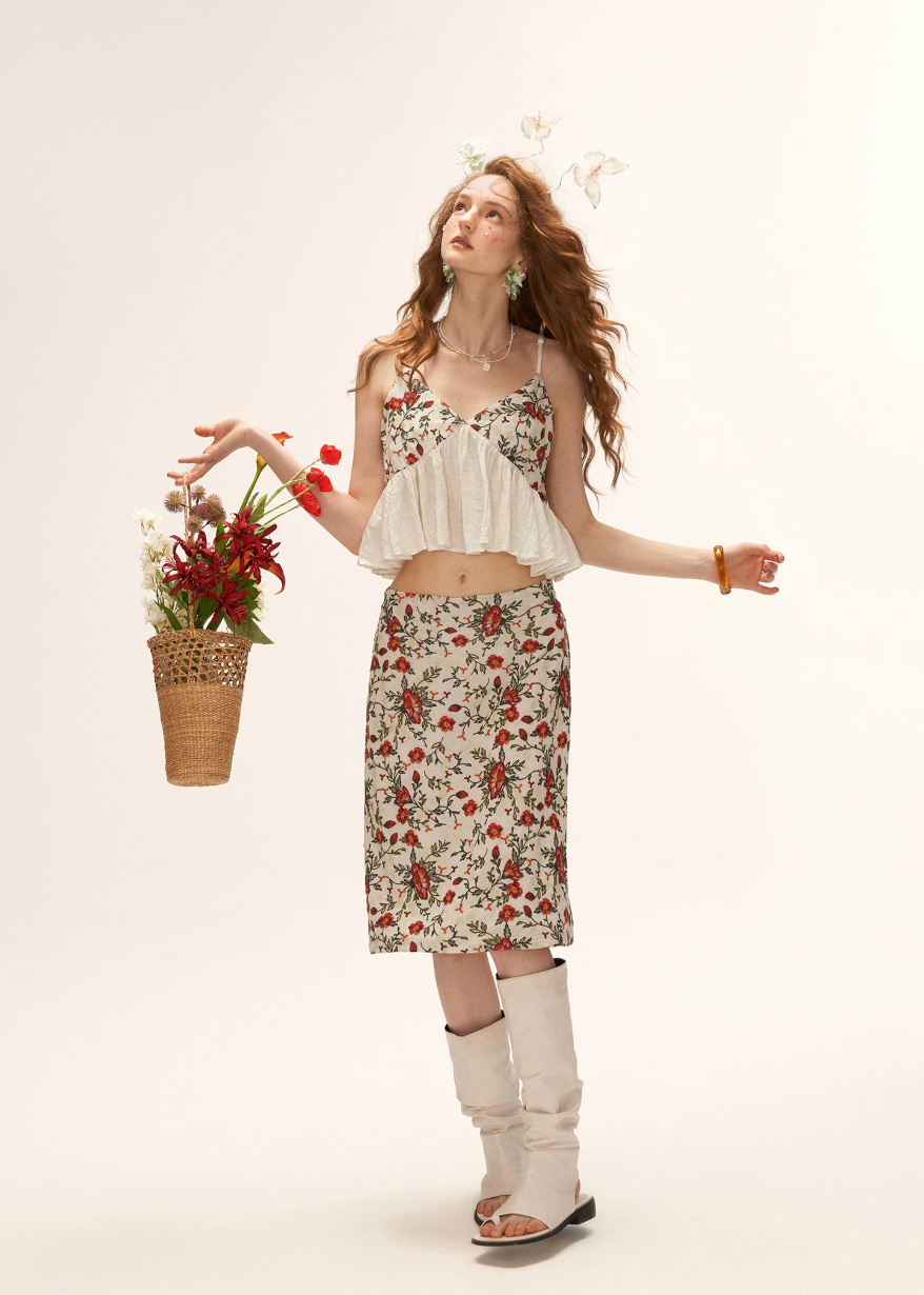 floral camisole top women, ruffle camisole top, summer top women, embroidered top women, korean fashion top, casual summer outfit, aesthetic outfit women, loose fit camisole, lightweight summer top, vacation outfit women, feminine summer top, breathable summer clothing, cute summer top, trendy camisole women, everyday summer outfit, flowy camisole top, romantic summer outfit, boho summer top, chic casual outfit, statement summer top