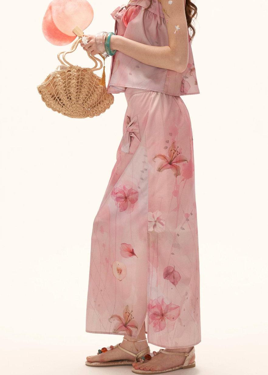 camisole top women, bow camisole top, floral camisole women, summer top women, korean fashion top, aesthetic outfit women, peach color top women, slim fit camisole, feminine summer top, lightweight summer top, cute summer top, vacation outfit women, elegant casual top, trendy camisole women, everyday summer outfit, chic summer outfit, romantic outfit top, statement camisole top, stylish summer top, fashion forward top