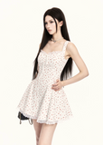 floral mini dress women, slip dress women, a line dress women, korean fashion dress, slim fit dress women, summer outfit ideas, casual summer dress, elegant mini dress, sleeveless dress women, chic minimal dress, short dress women, modern feminine outfit, flattering waist dress, everyday dress women, clean silhouette dress, stylish summer dress, trendy mini dress, parisian style dress, statement mini dress, refined floral dress