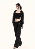 two piece set women, plaid set women, wide leg pants set, korean fashion outfit, crop top set women, summer outfit ideas, casual two piece outfit, street style outfit women, coordinated set women, chic minimal outfit, relaxed fit pants women, trendy two piece set, everyday outfit women, modern style outfit, fashion forward set, clean silhouette outfit, stylish summer set, casual chic outfit, minimalist fashion set, versatile outfit women