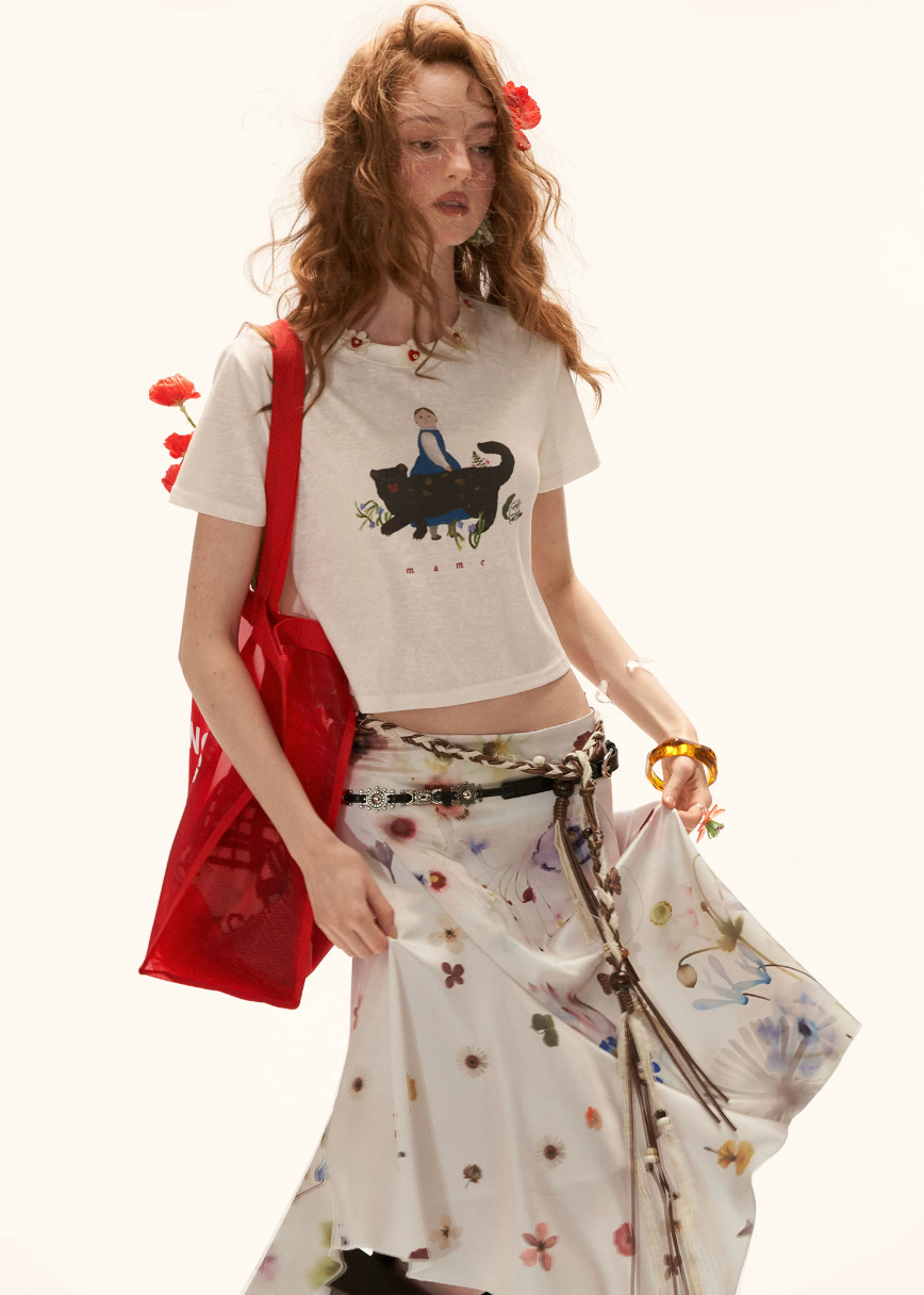 midi skirt women, summer 2026 outfits, floral midi skirt, satin skirt women, vacation outfit women, flower field outfit, brunch outfit women, korean fashion skirt, casual summer outfit, aesthetic outfit women, lightweight summer skirt, flowy midi skirt, feminine summer outfit, picnic outfit women, boho summer skirt, stylish midi skirt, trendy summer outfit, elegant summer skirt, asymmetrical skirt women, versatile summer skirt